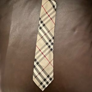 Classic Burberry tie